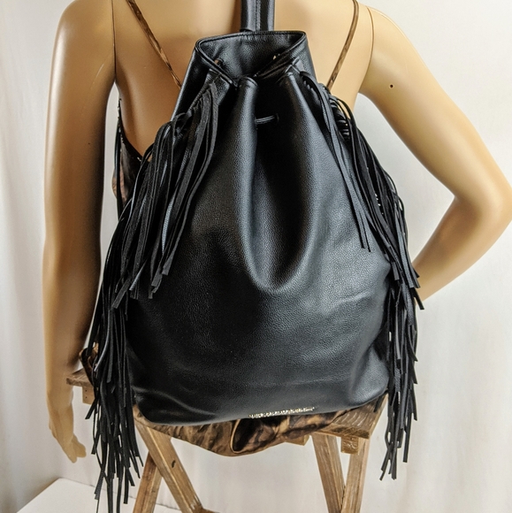 Victoria's Secret Fringed Backpack Bag - Picture 6 of 8